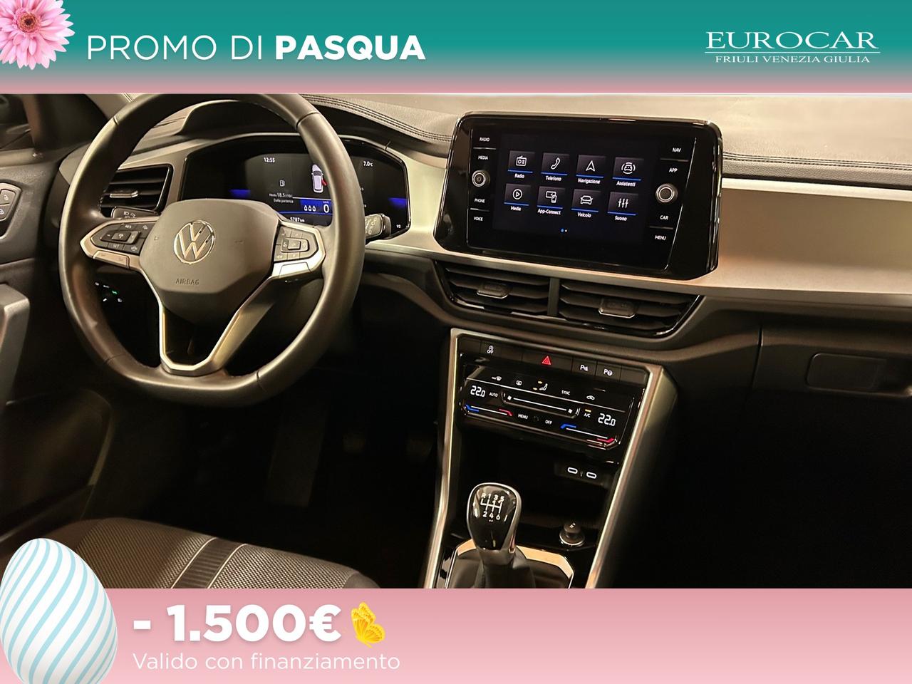 Volkswagen T-Roc 1.0 tsi life 115cv