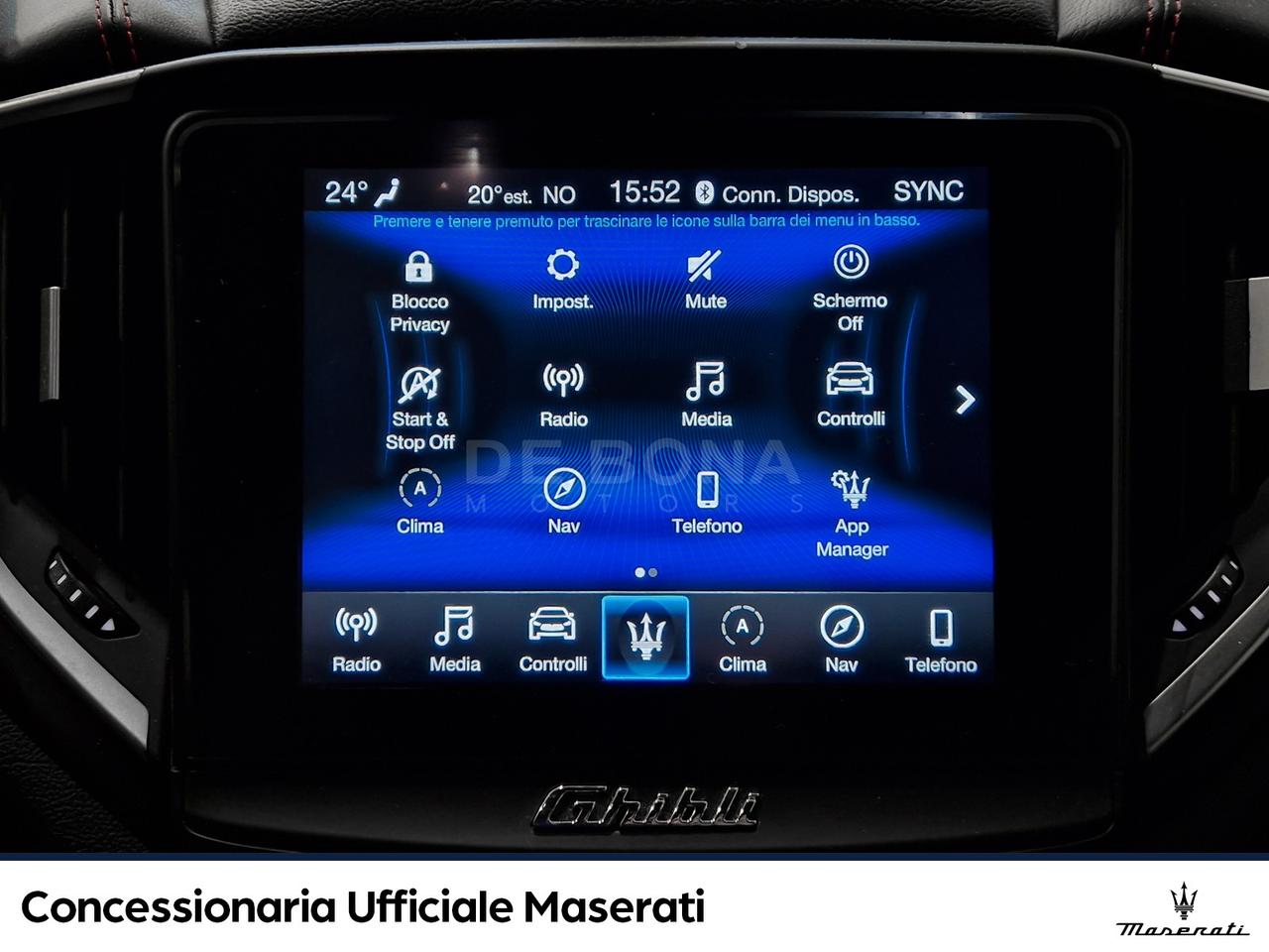 Maserati Ghibli 3.0 v6 ds ribelle black 275cv auto