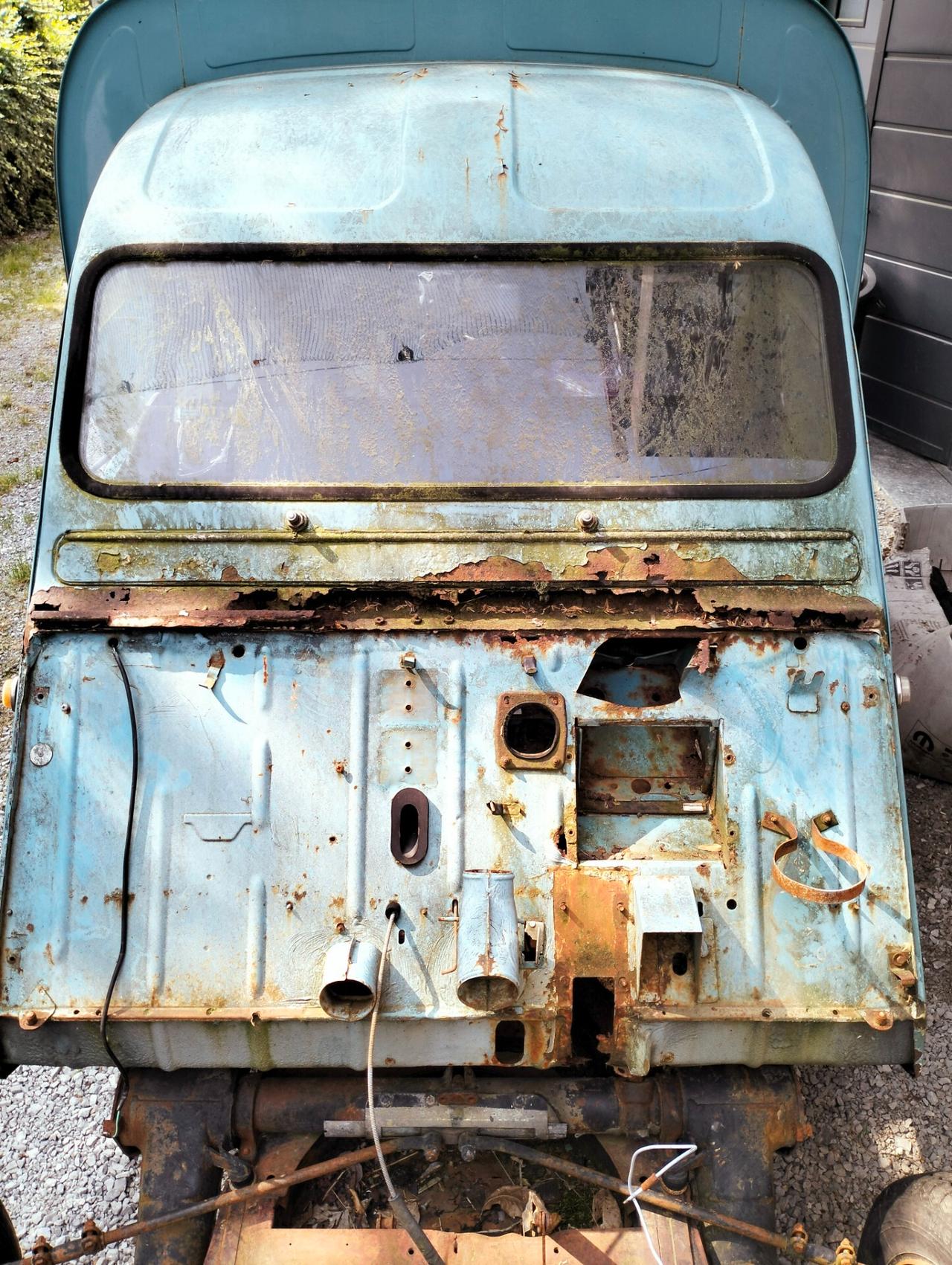 Citroen 2CV Furgonetta AK 400 Completa (anche motore non in foto)