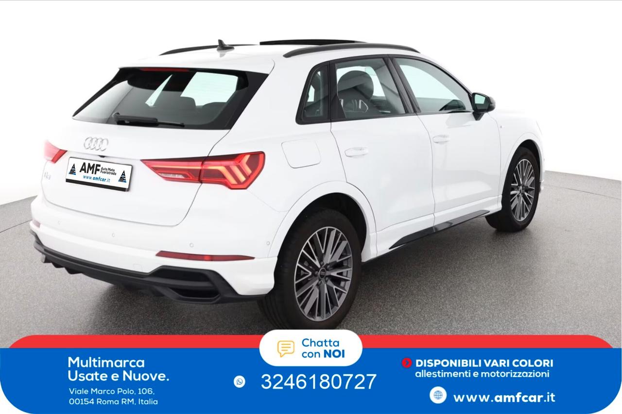 Audi Q3 35 TDI S tronic S line Panoramico telecamera car play