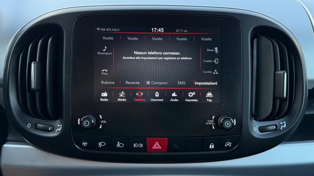FIAT 500L 1.3 MULTIJET CONNECT 95 CV - LANE ASSIST, CRUISE CONTROL, NEOPATENTATI