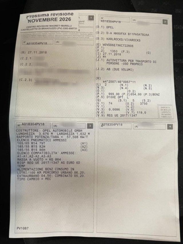 OPEL Karl Rocks 1.0 75 CV