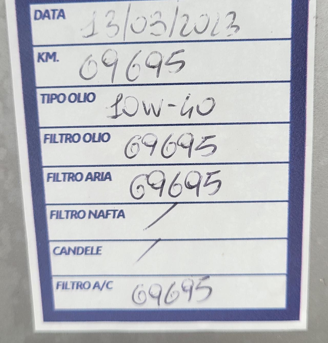 FIAT PUNTO EVO 1,2 GPL-UNICA PROPRIET-3 REVISIONI