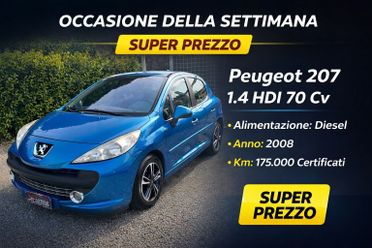 Peugeot 207 1.4 HDi 70CV 5p.
