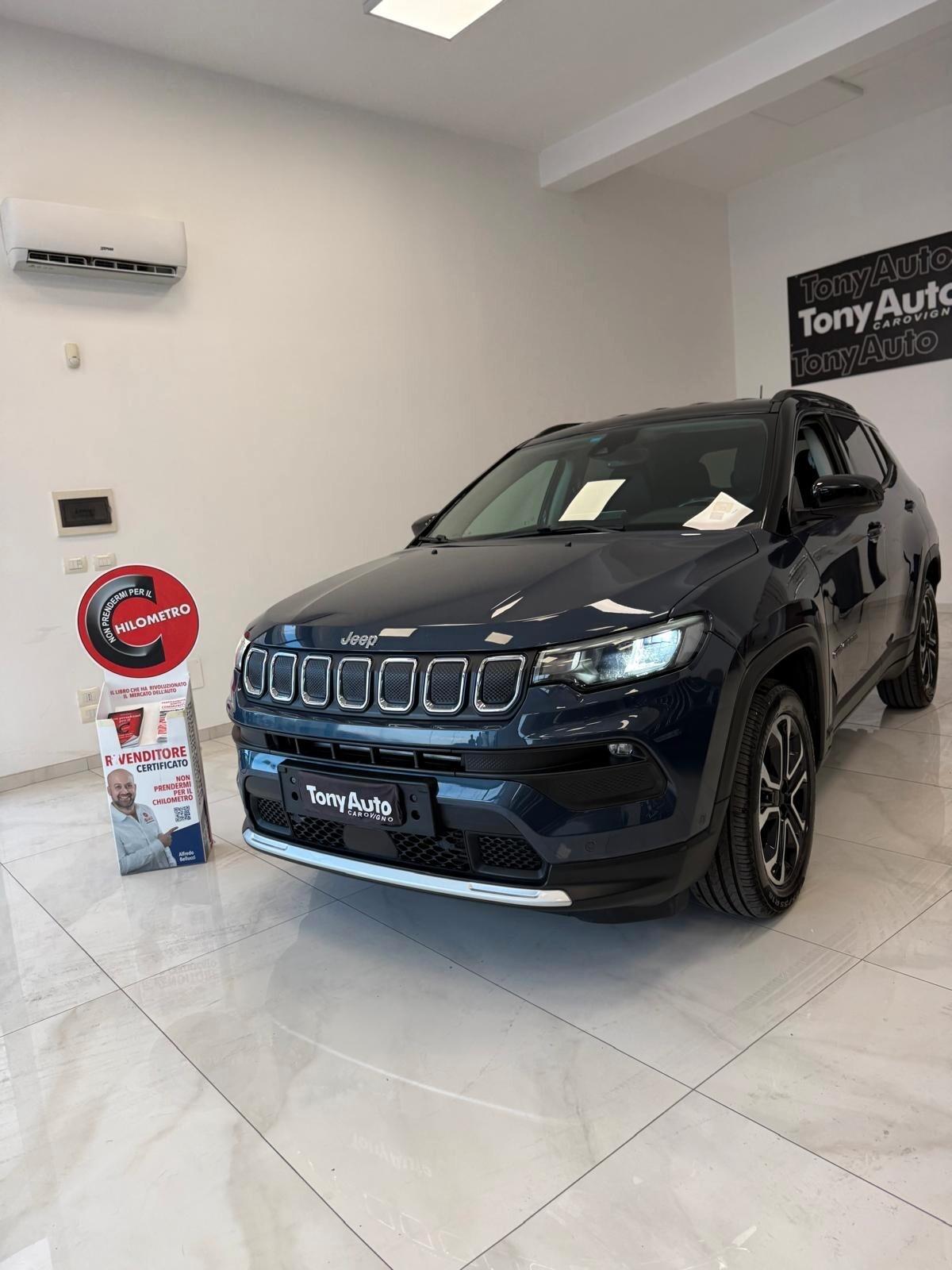 Jeep Compass 1.6 Multijet II Limited 130 C.V CON APPLE CARPLAY,VIRTUAL COCKPIT,TELECAMERA,NAVI