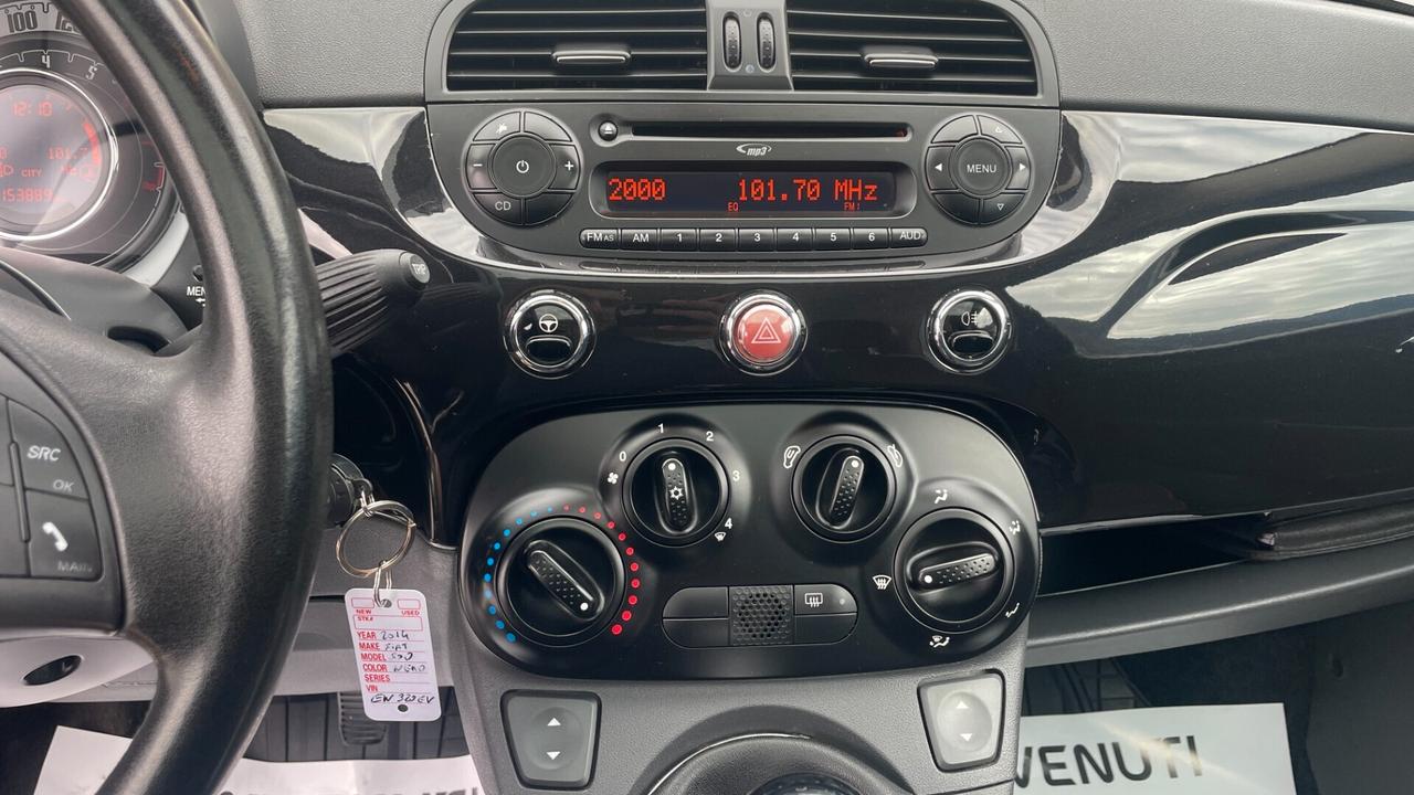 FIAT 500 1.2 BENZINA TETTUCCIO - 2014