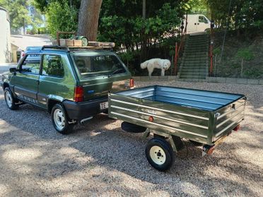 Fiat Panda 1000 4x4 Sisley + Carrello in tinta carrozzeria