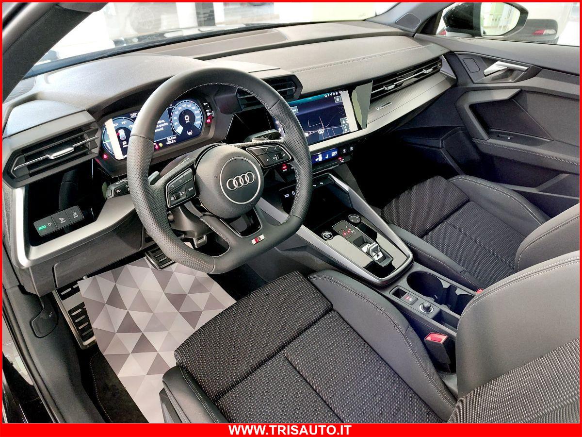 AUDI A3 SPB 40 1.4 Tfsi e 204cv PHEV Identity Black S-line MY24 KM ZERO!!! IVATA