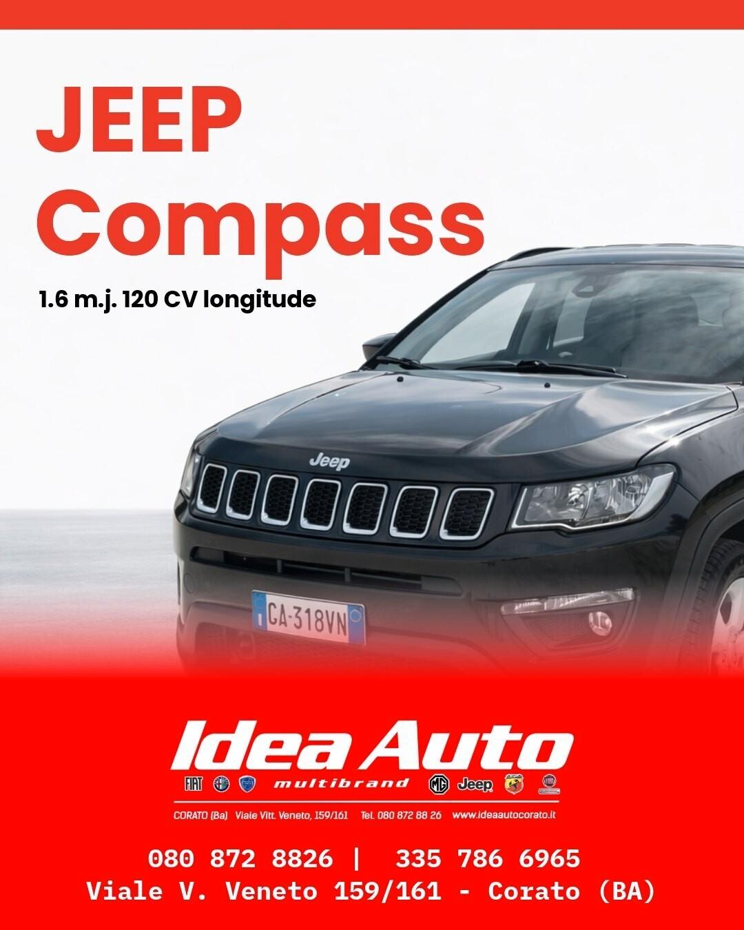 Jeep Compass 1.6 Multijet II 2WD Longitude