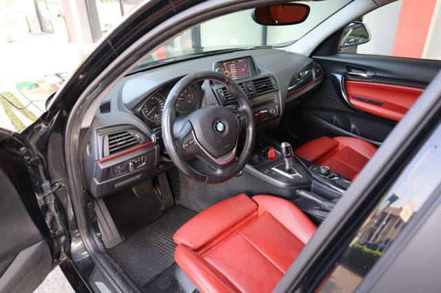 BMW 118 d 5p. Sport Automatica F20 Pelle ROSSA Cartier 18"