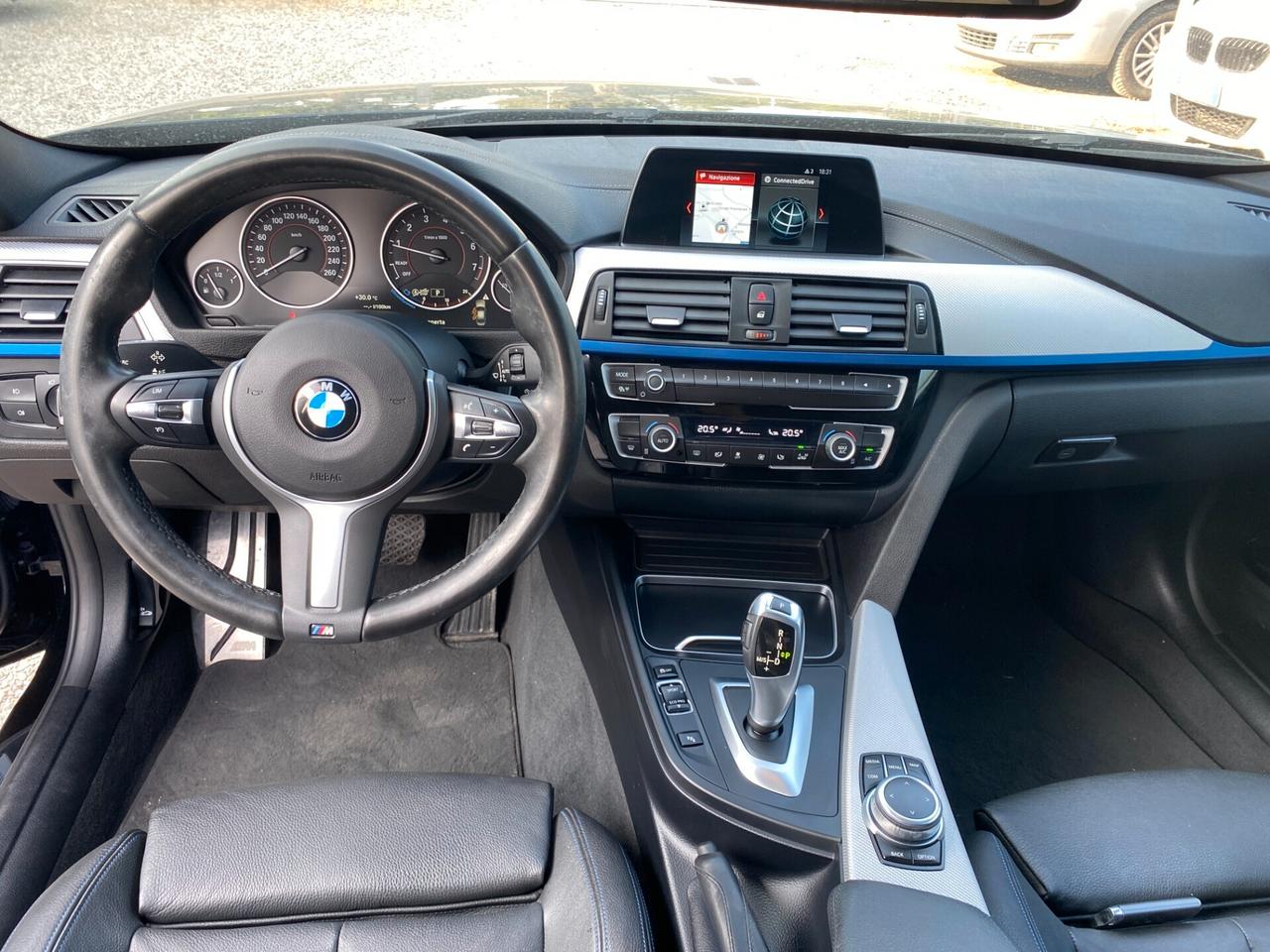 Bmw 318 318i M-SPORT Benzina Automatica 136 Cv. Full Black