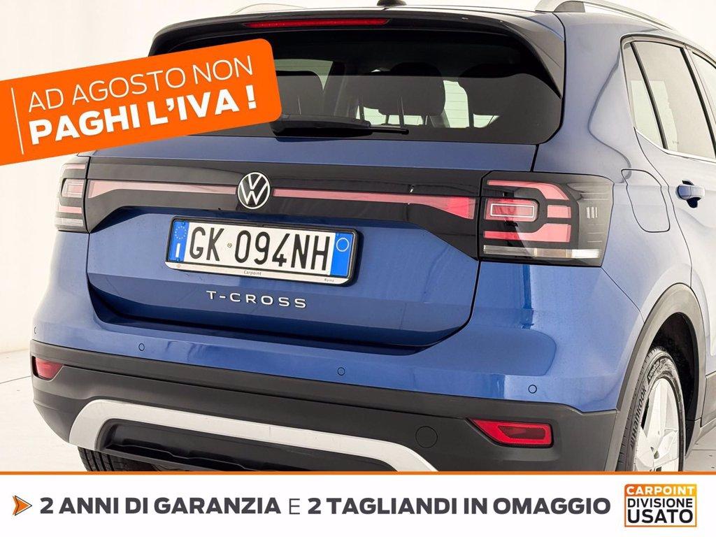 VOLKSWAGEN T-cross 1.0 tsi advanced 110cv del 2022