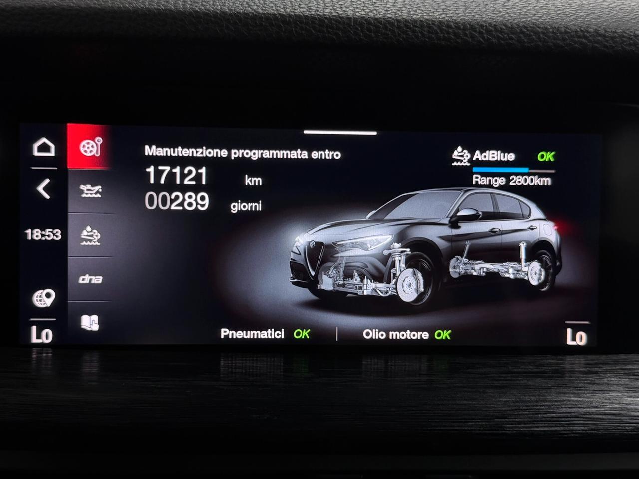 Alfa Romeo Stelvio 2.2 TD 190 CV BUSINESS Q4 PADDLE RETROCAMERA