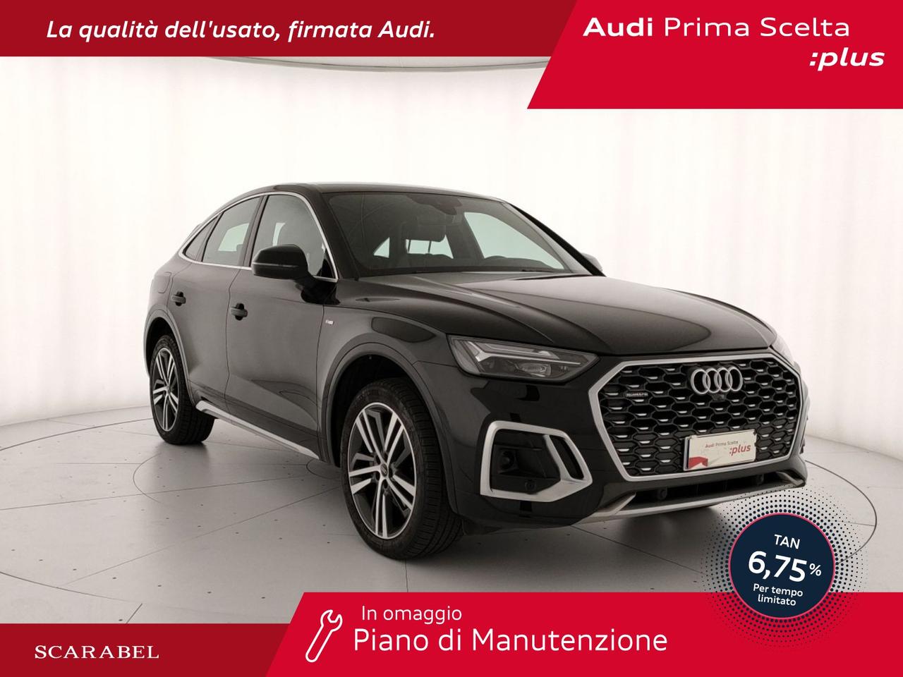 Audi Q5 sportback 40 2.0 tdi mhev 12v s line plus quattro s-tronic