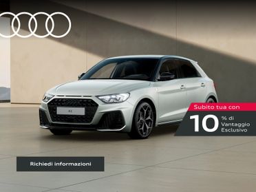 Audi A1 sportback 30 1.0 tfsi identity black 116cv s-tronic