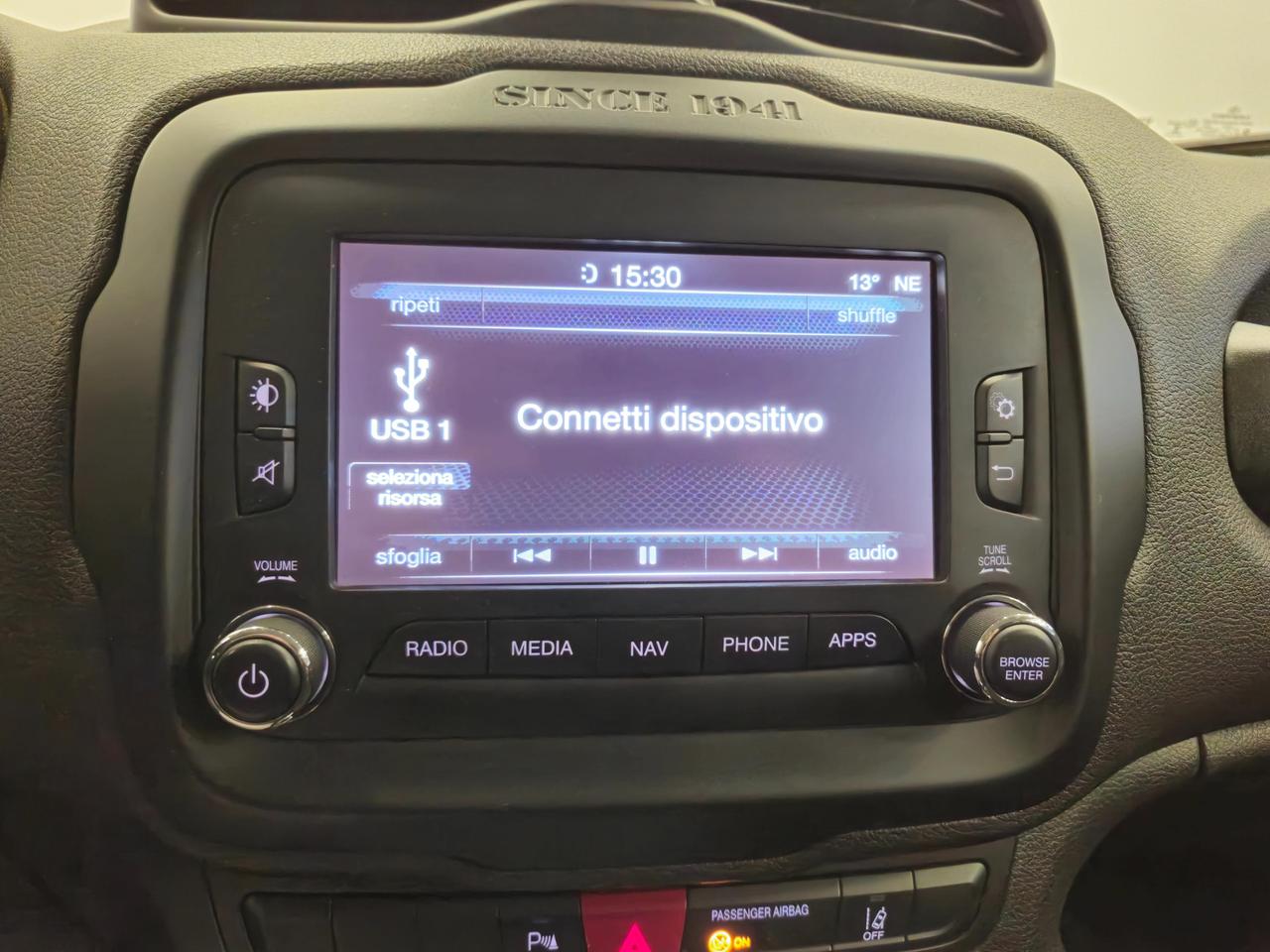 Jeep Renegade 1.6 mjt Limited fwd 120cv - Sens. Park. - Gancio - Carplay