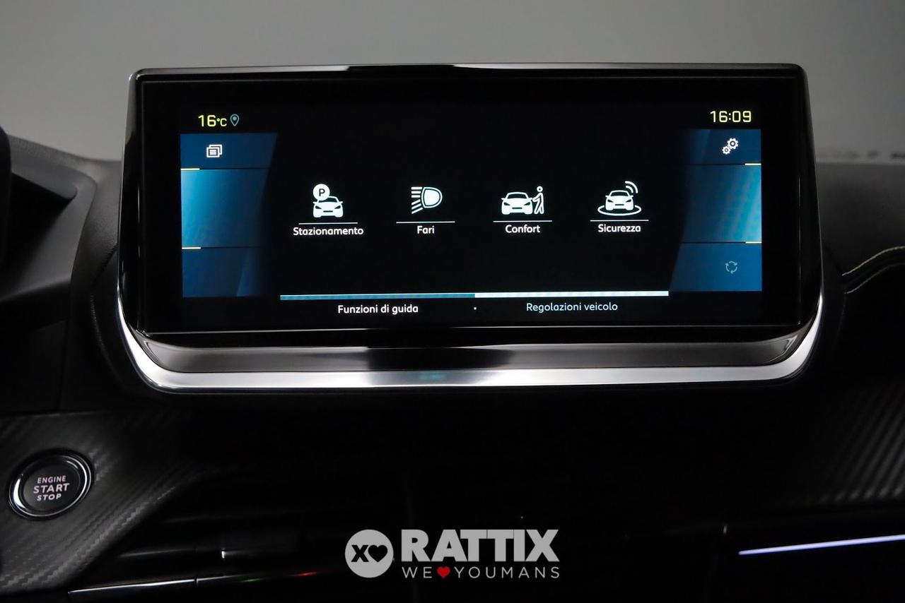 Peugeot e-2008 motore elettrico 100kW GT