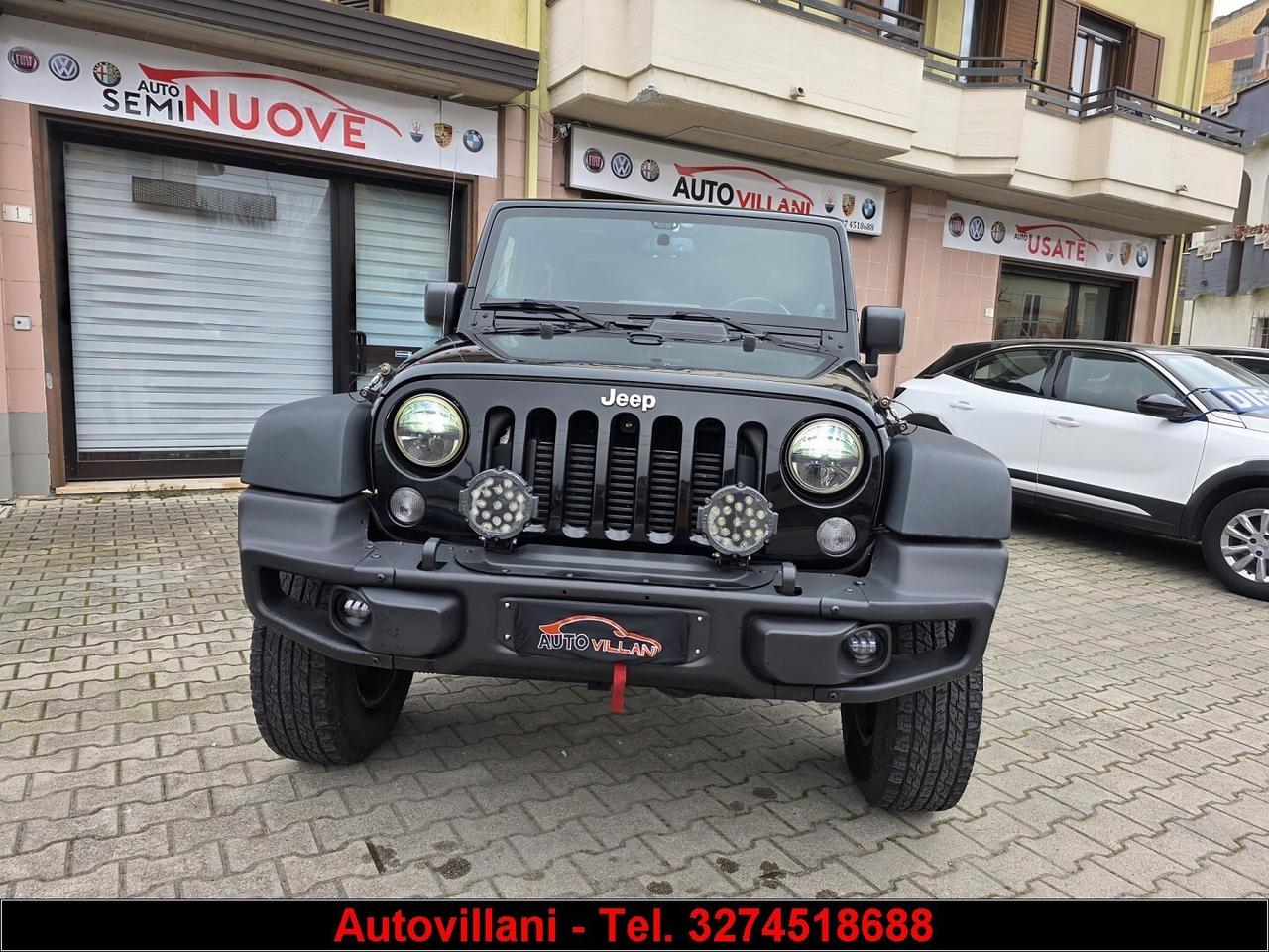 Jeep Wrangler 2.8 CRD 200cv - GANCIO TRAINO