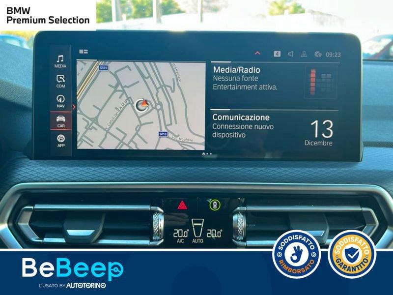 BMW X3 XDRIVE20D MHEV 48V MSPORT AUTO