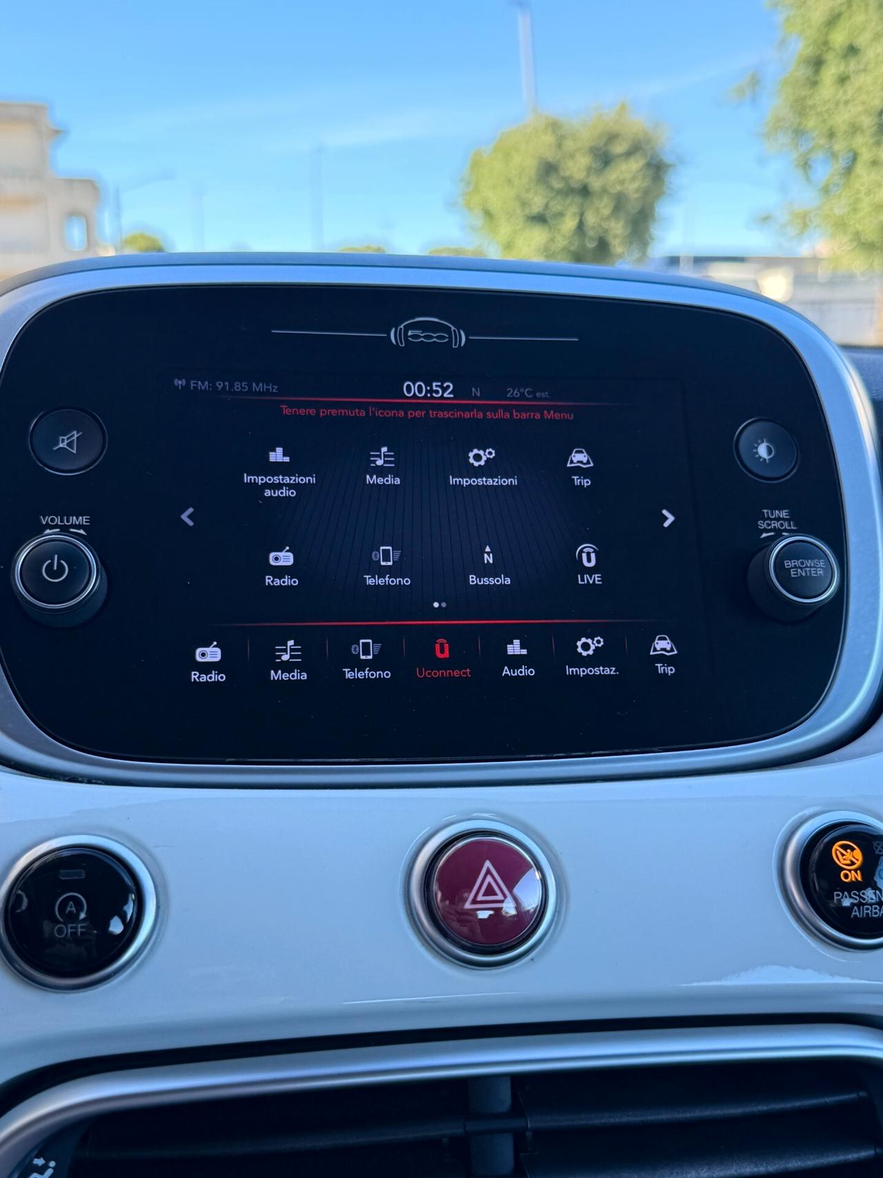 Fiat 500X 1.3 mjt Lounge 95cv adatta x NEO PATENTATI, TELECAMERA,NAVI,APPLE CARPLAY,BLOCK SHAFT,SCHERMO DIGITA