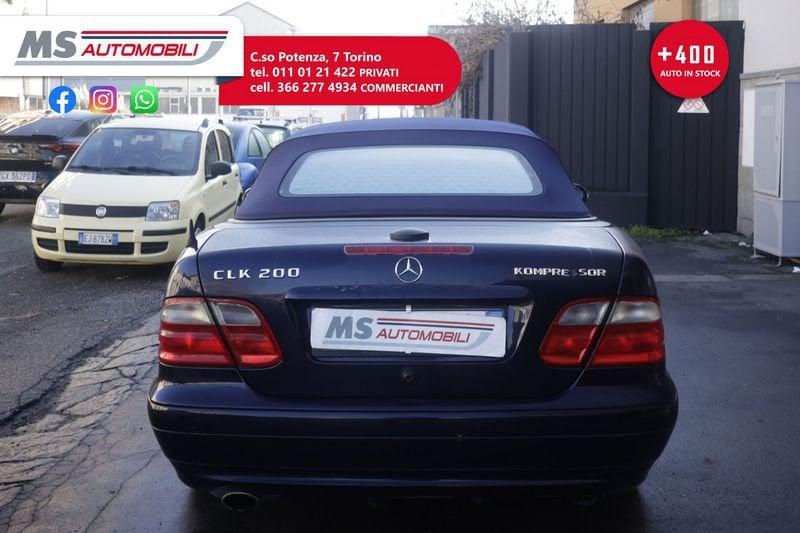 Mercedes-Benz CLK Mercedes-Benz CLK 200 GPL Kompressor cat Cabrio Elegance Evo Unicoproprietario ISCRITTA ASI
