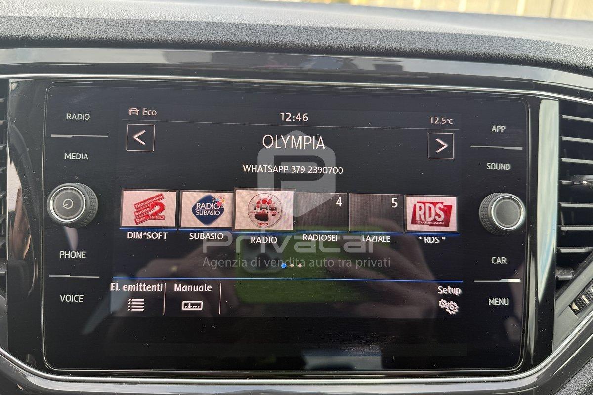 VOLKSWAGEN T-Roc 2.0 TDI SCR 150 CV DSG 4MOTION Advanced BlueMot. Tech.