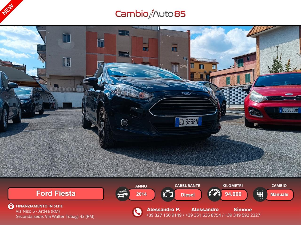 Ford Fiesta 1.5 TDCi 75CV 5 porte Business