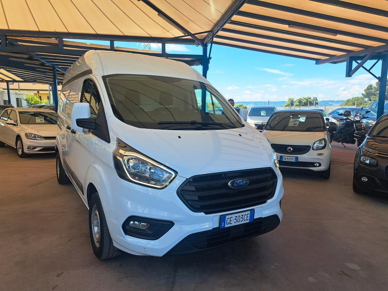 FORD TRANSIT CUSTOM 2.0 ECOBLUE 130CV FURGONE TREND L2H1 TETTO ALTO
