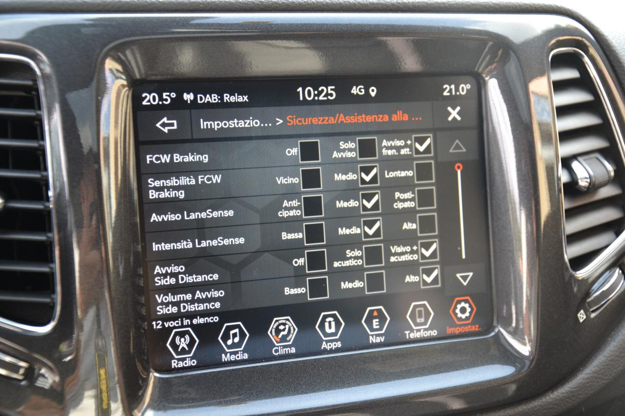 Jeep Compass 1.3 240CV S PHEV TETTO PELLE NAV RCAM LED PRIVACY