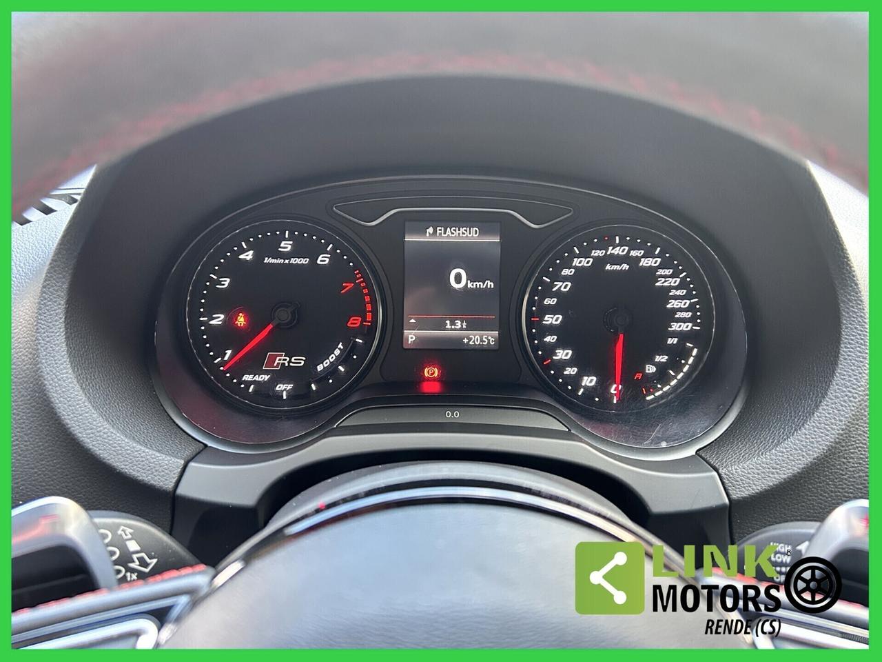 Audi RS 3 SPB 2.5 TFSI quattro 367cv S tronic S line 02/2016