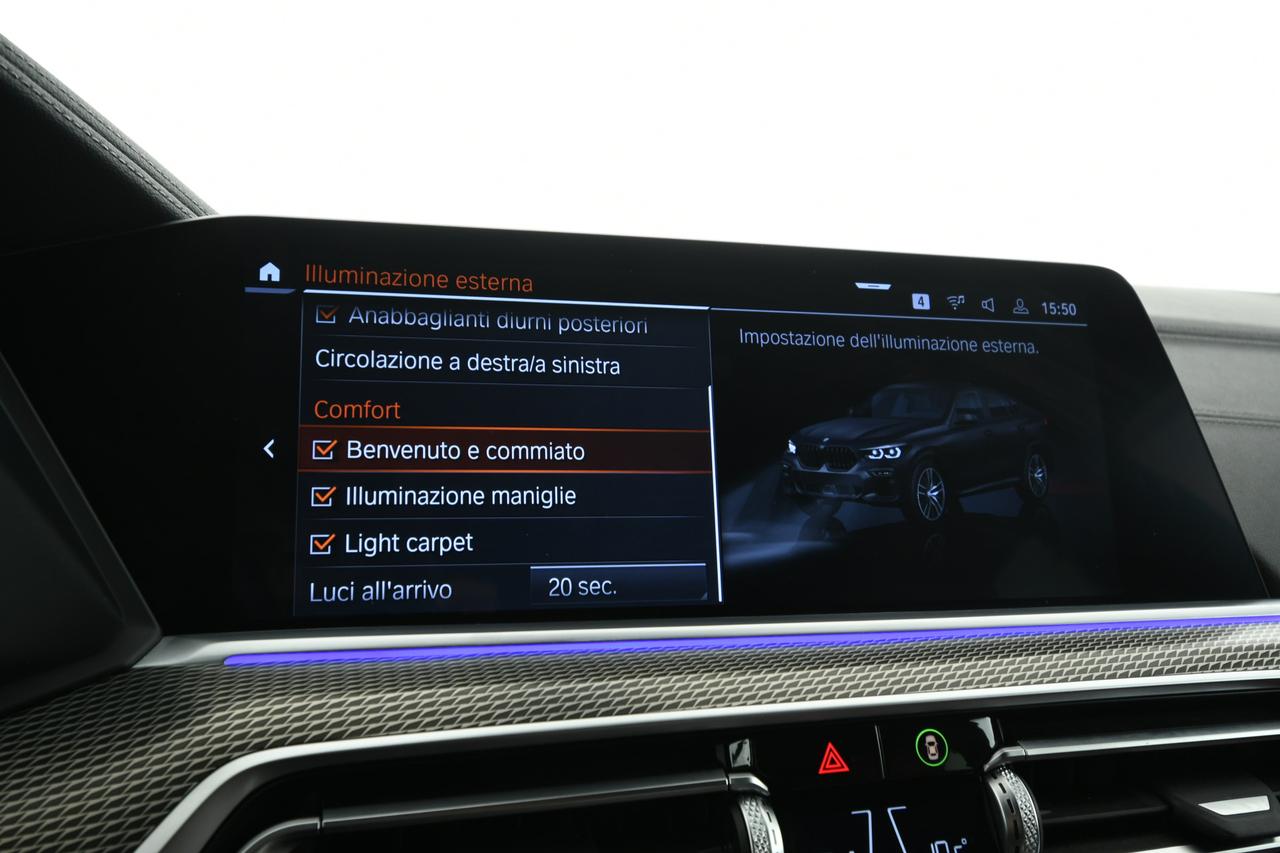 BMW X6 xdrive30d mhev 48V Msport auto CAMERA 360+ACC+PELLE+C21"