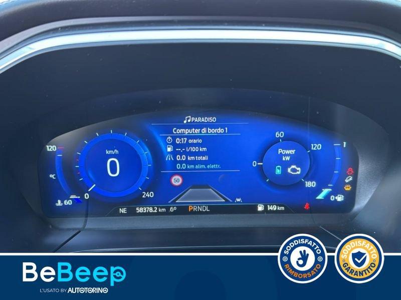 Ford Kuga 2.5 FULL HYBRID VIGNALE AWD 190CV E-SHIFTER