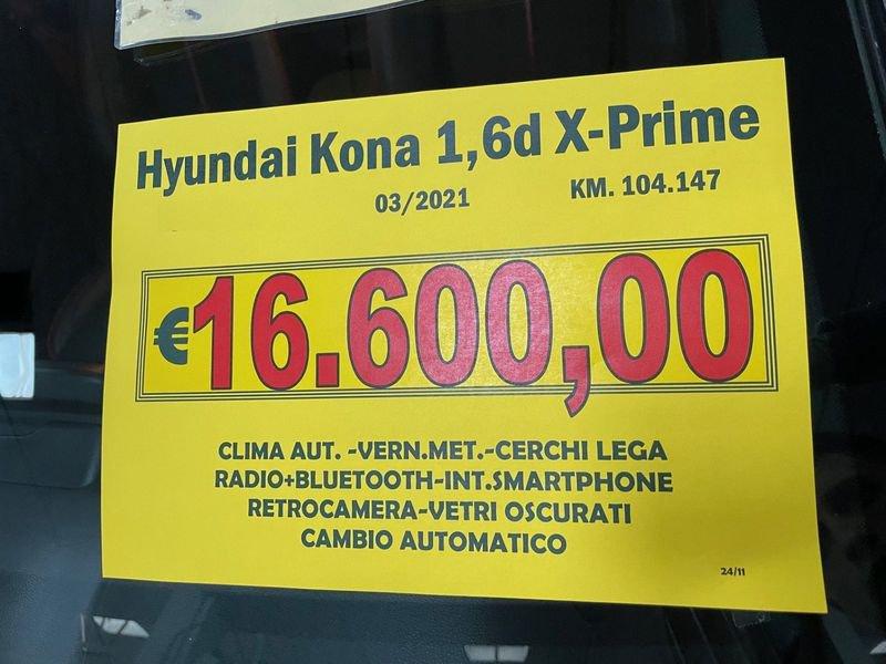 Hyundai Kona 1.6 CRDI 115 CV XPrime