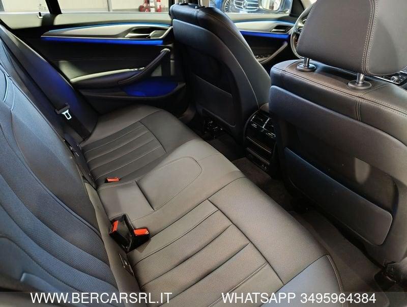 BMW Serie 5 520d 48V xDrive Business*LED*PACCHETTO LUCI*SEDILI IN PELLE*PDC*TELECAMERA*