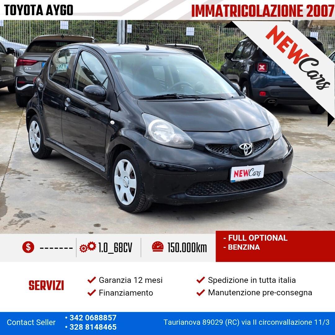 Toyota Aygo 1.0 12V VVT-i 5 porte Now