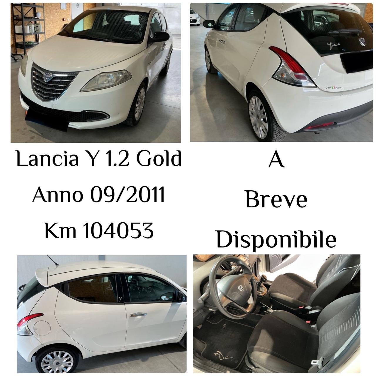 Lancia Ypsilon 1.2 69 CV 5 porte S&S Gold