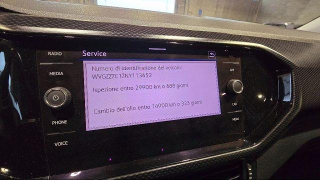 VOLKSWAGEN T-Cross 1.0 TSI 110 CV ACC Radar PREZZO REALE