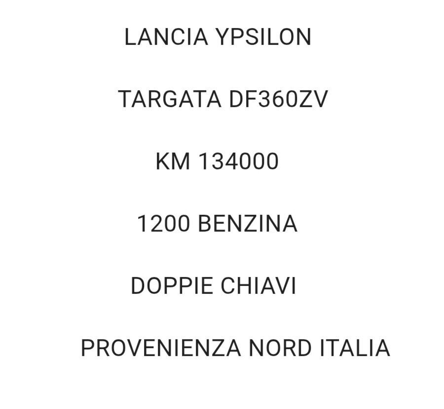 Lancia Ypsilon 1.2 BENZINA KM 134000