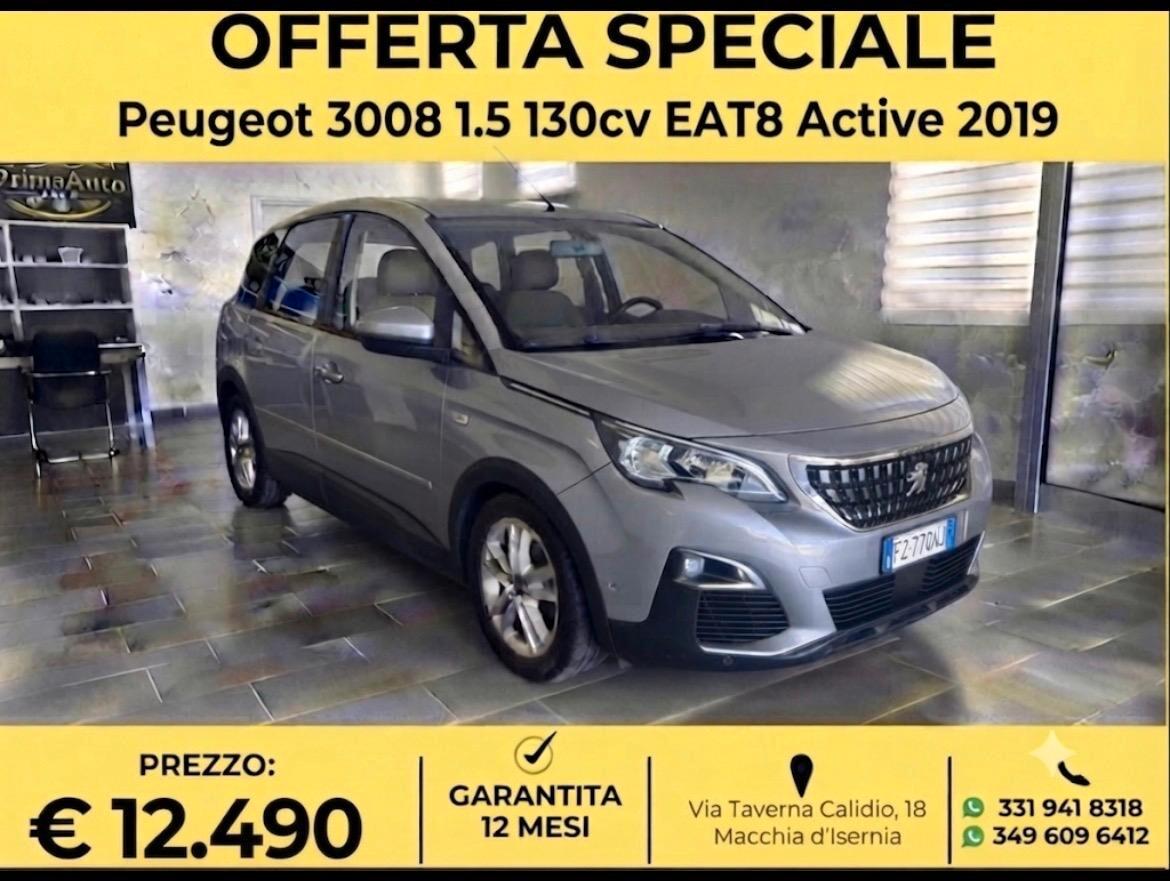 Peugeot 3008 BlueHDi 130 S&S EAT8 Active 2019