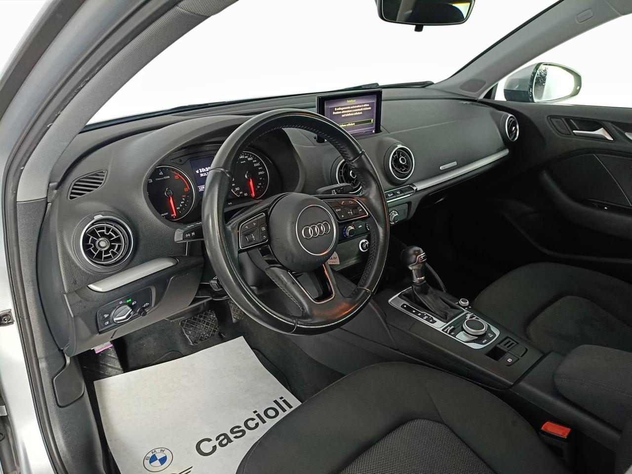 AUDI A3 III 2016 Sportback - A3 Sportback 30 1.6 tdi 116cv s-tronic