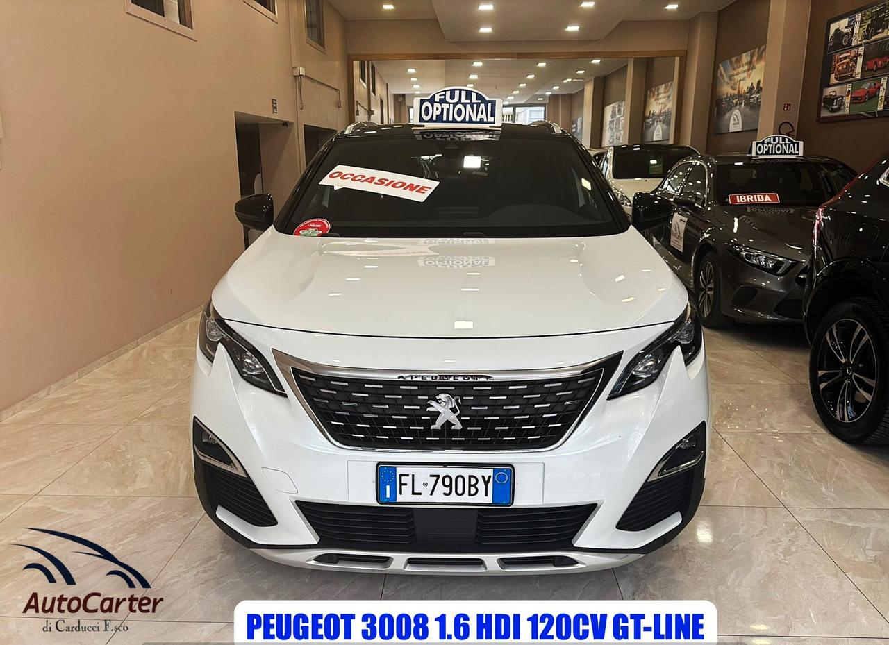 Peugeot 3008 1.6 Blue-HDI 120CV GT-LINE