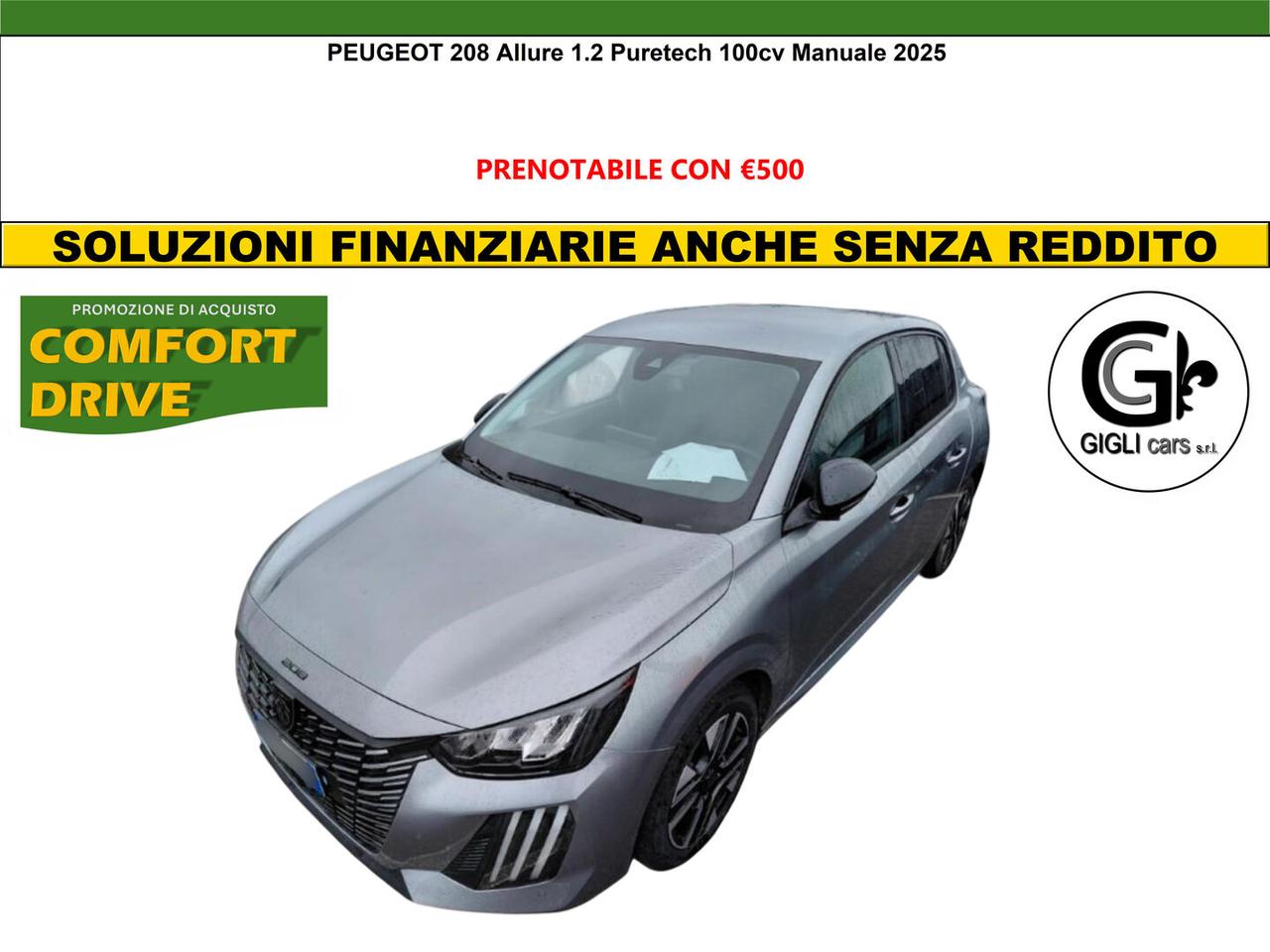 Peugeot 208 1.2 PureTech 100cv S&S Allure Led Neopatenati