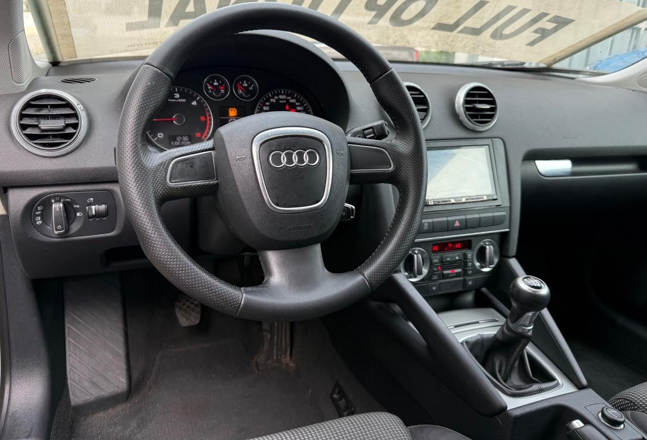 Audi A3 2.0 TDI 170 CV Quattro S-Line,Bluetooth,Climatronic Biz.,ecc.