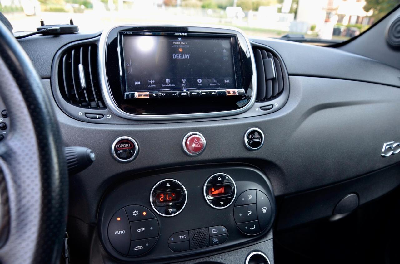 ABARTH 595 COMPETIZIONE 1.4 T 180cv MANUALE, UNICOPROPRIETARIO, UFF ITALIANA, EURO 6D, SERVICE FIAT, 17", RETROCAMERA, PERMUTE