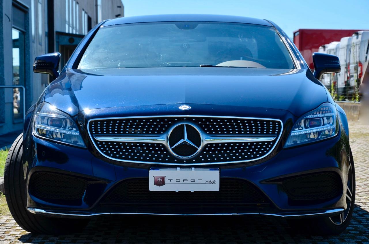 MERCEDES-BENZ CLS 350d PREMIUM AMG LINE 4MATIC 258cv AUTO, UFF ITALIANA, EURO 6B, NAVI, FARI LED, PERMUTE