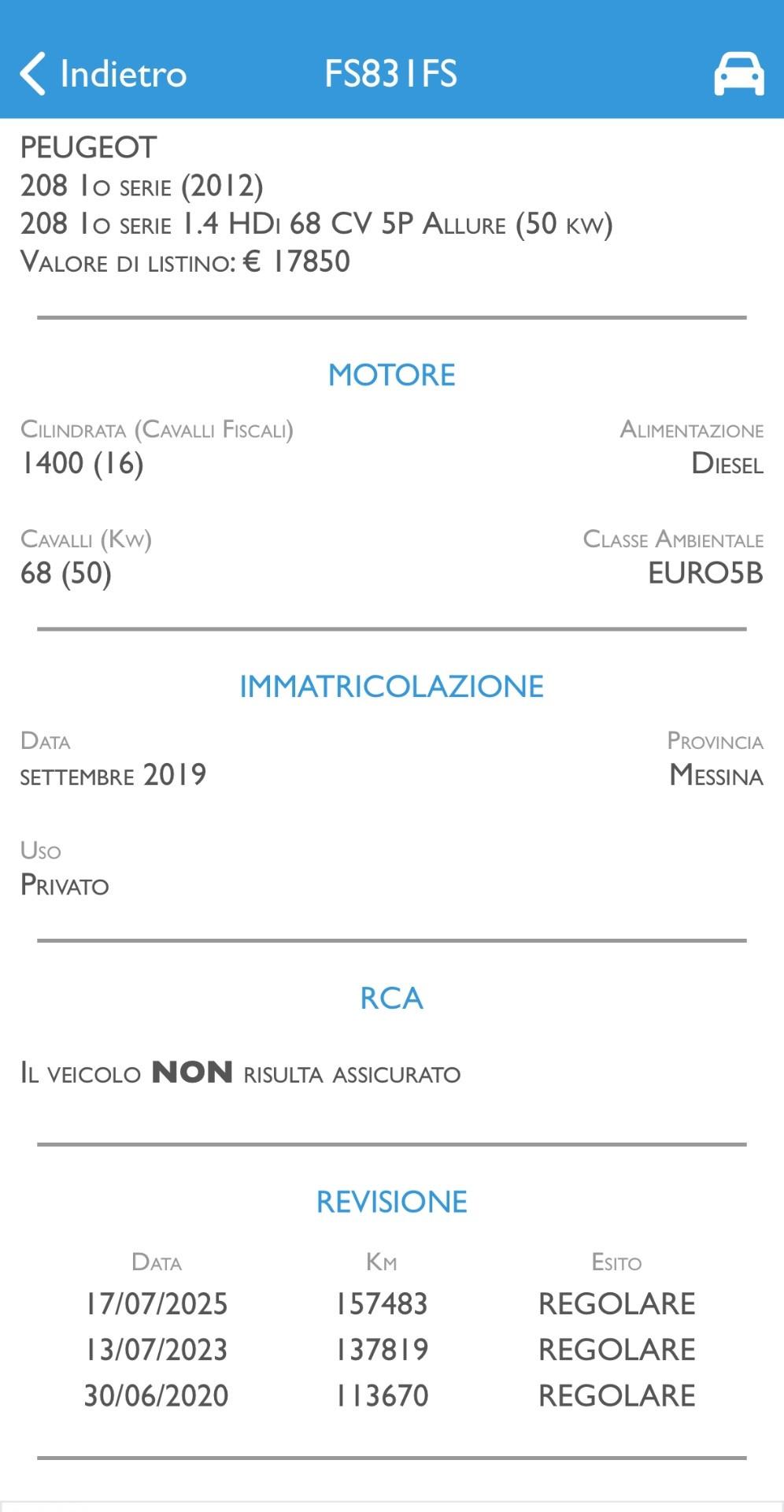 Peugeot 208 1.4 HDi 68 Cv 5P. Allure - 2014