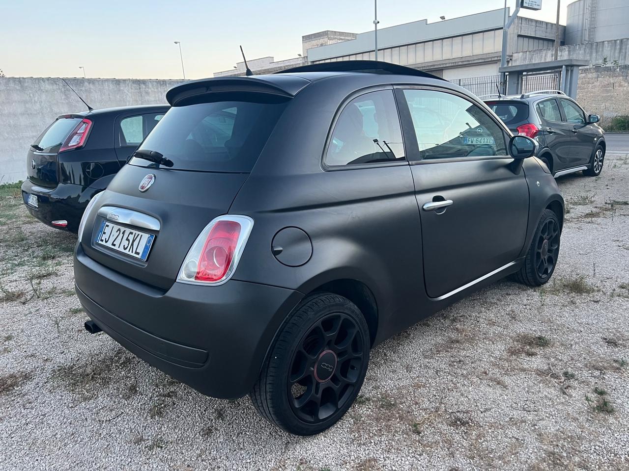 Fiat 500 0.9 TwinAir Turbo Matt Black tetto