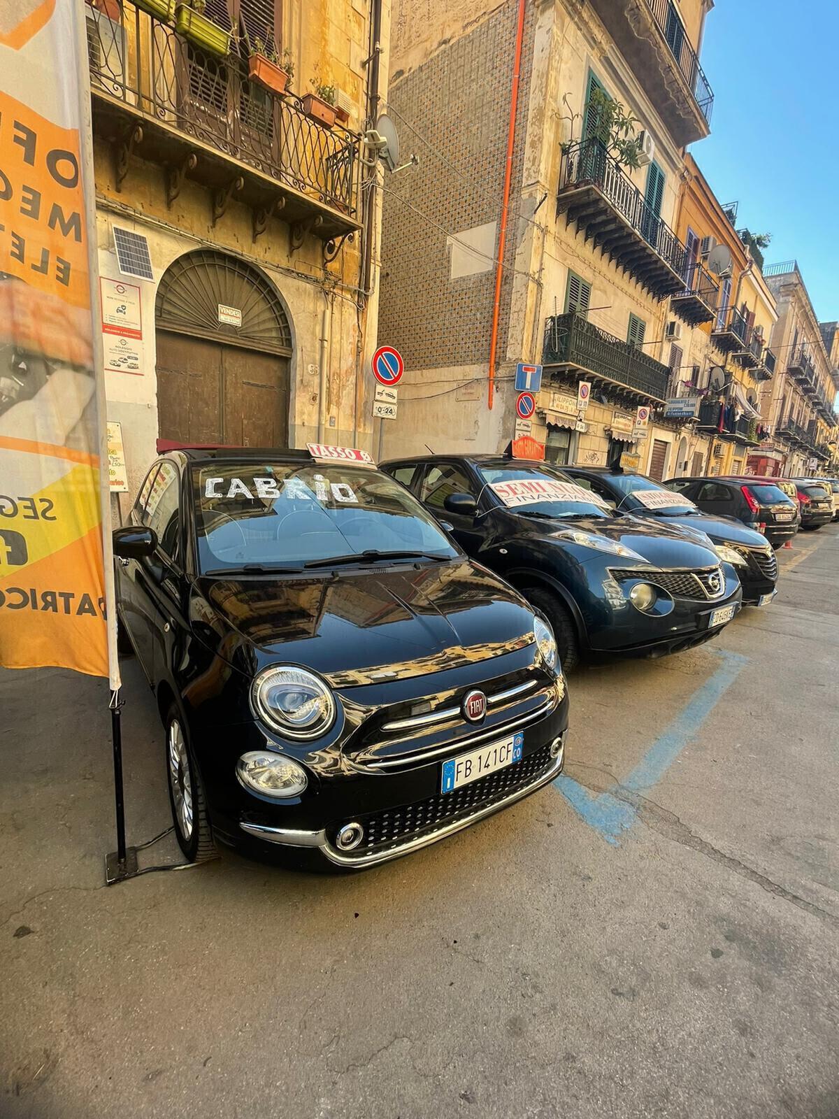 Fiat 500 Cabrio 1.2 lounge FINANZIABILE NEOPATENTATI