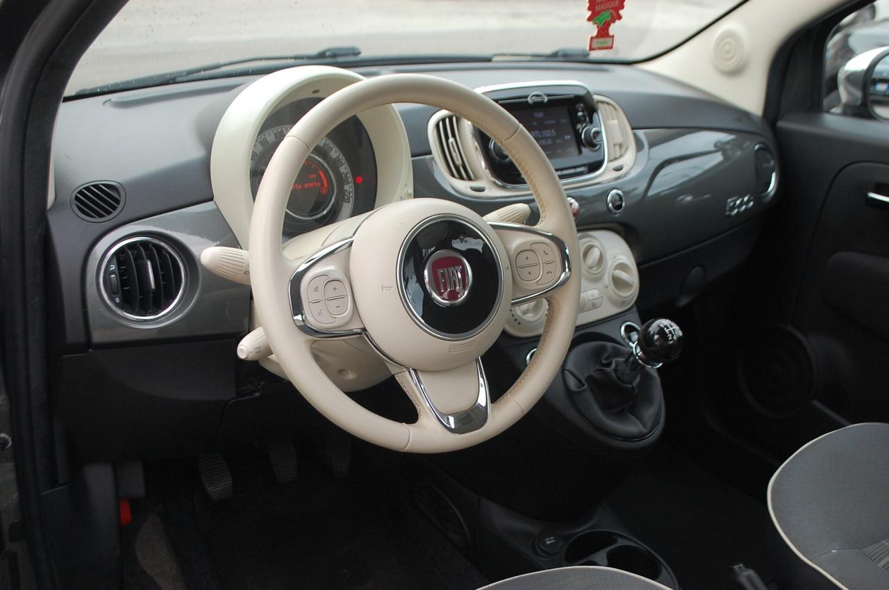 Fiat 500 1.2 Lounge 69CV my20 Uff Italy Lega USB U-Connect