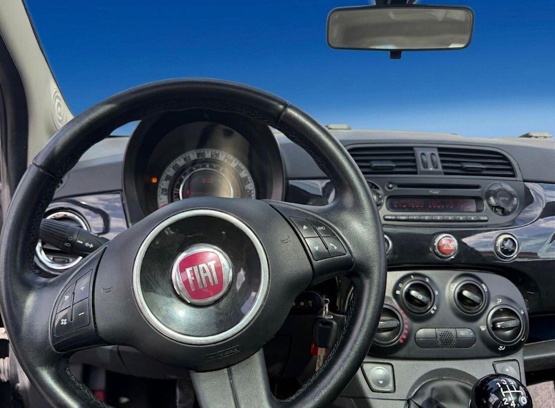 Fiat 500 1.2 Lounge tetto panoramico 2 chiavi tagliando